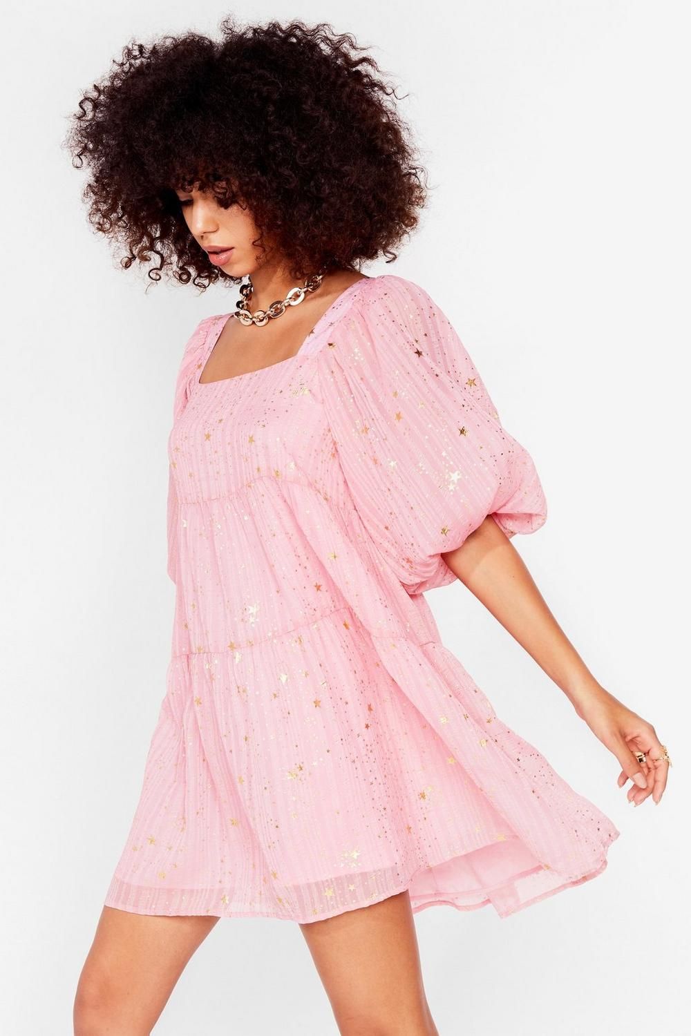 Star Light Tiered Mini Dress | NastyGal (US & CA)