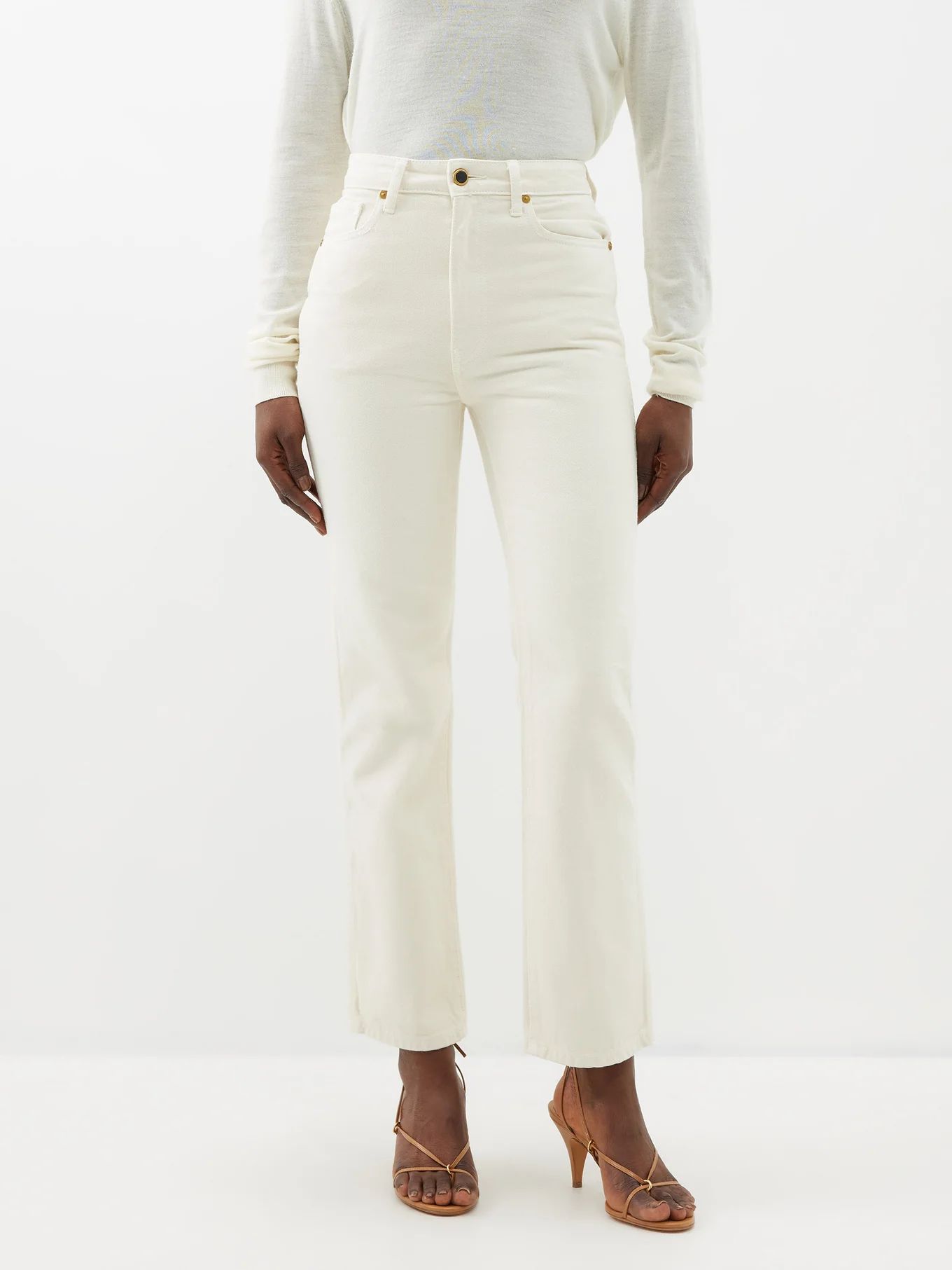 Abigail cropped straight-leg jeans | Matches (US)