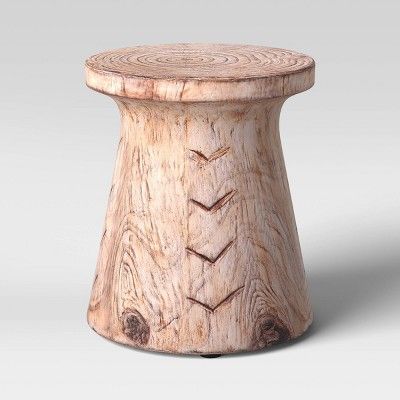 Global Faux Wood Stump Patio Table - Opalhouse™ | Target