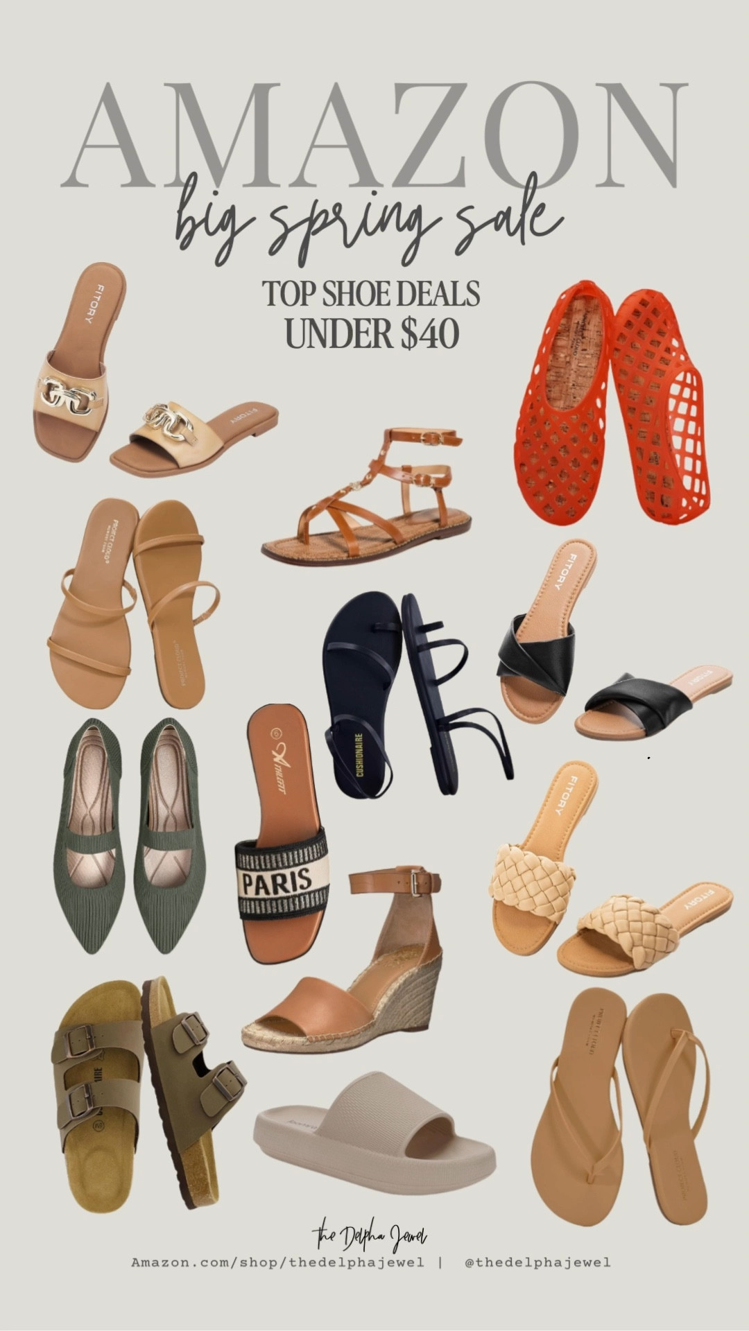 My top shoe picks for the big spring sale - all under $40 ‼️ 

Genuine suede sandals, washable ballet flats, Sam Edelman Tayla sandals, project cloud jelly shoes, memory foam sandals, pillow slippers, Vince Camuto espadrille wedge ￼

#LTKSaleAlert #LTKgrwm #LTKOver40