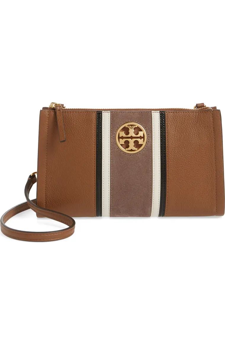 Carson Stripe Leather Crossbody Bag | Nordstrom