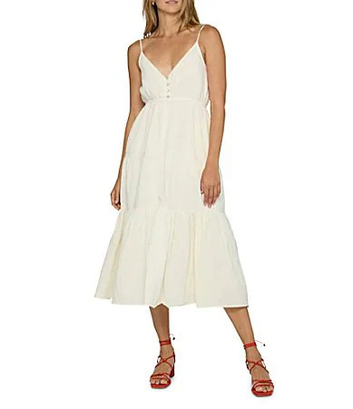 Flag and Anthem Daphne Midi Dress - L | Dillard's