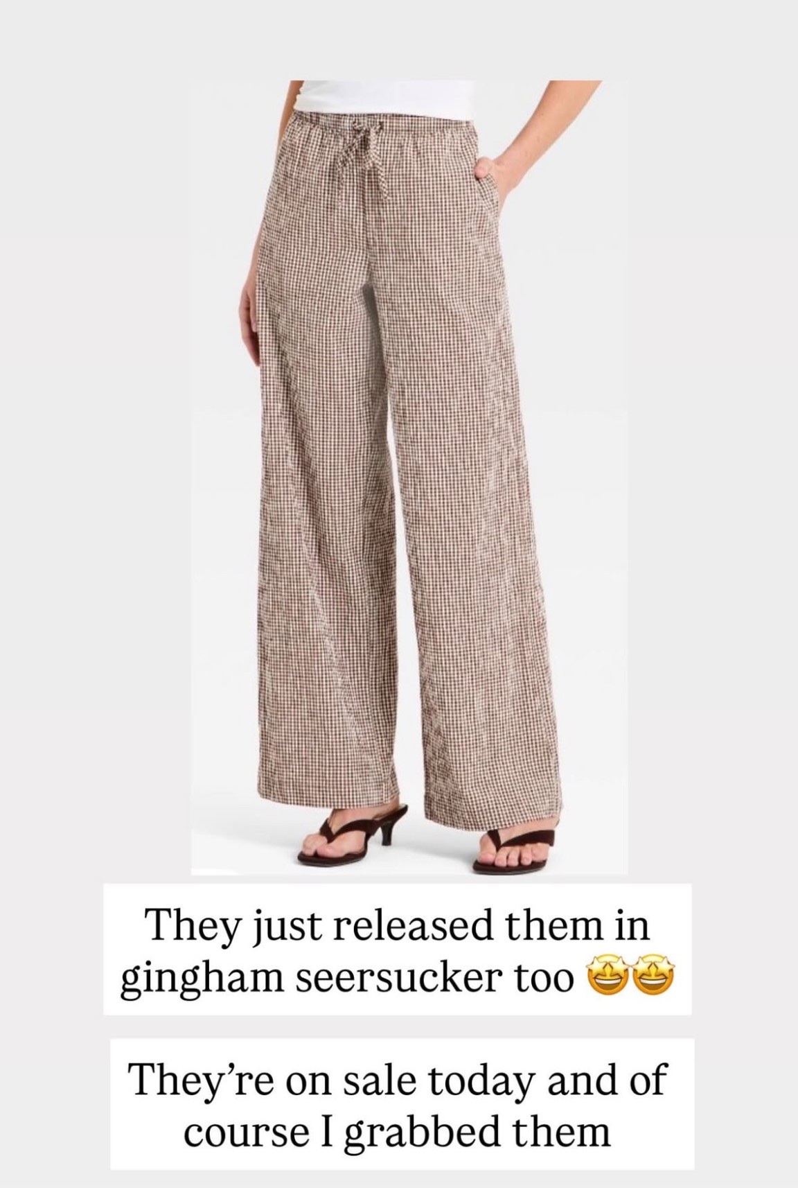 @Target seersucker pants for the spring! Grabbed these today while they are on sale! 😍

#LTKSaleAlert #LTKootd