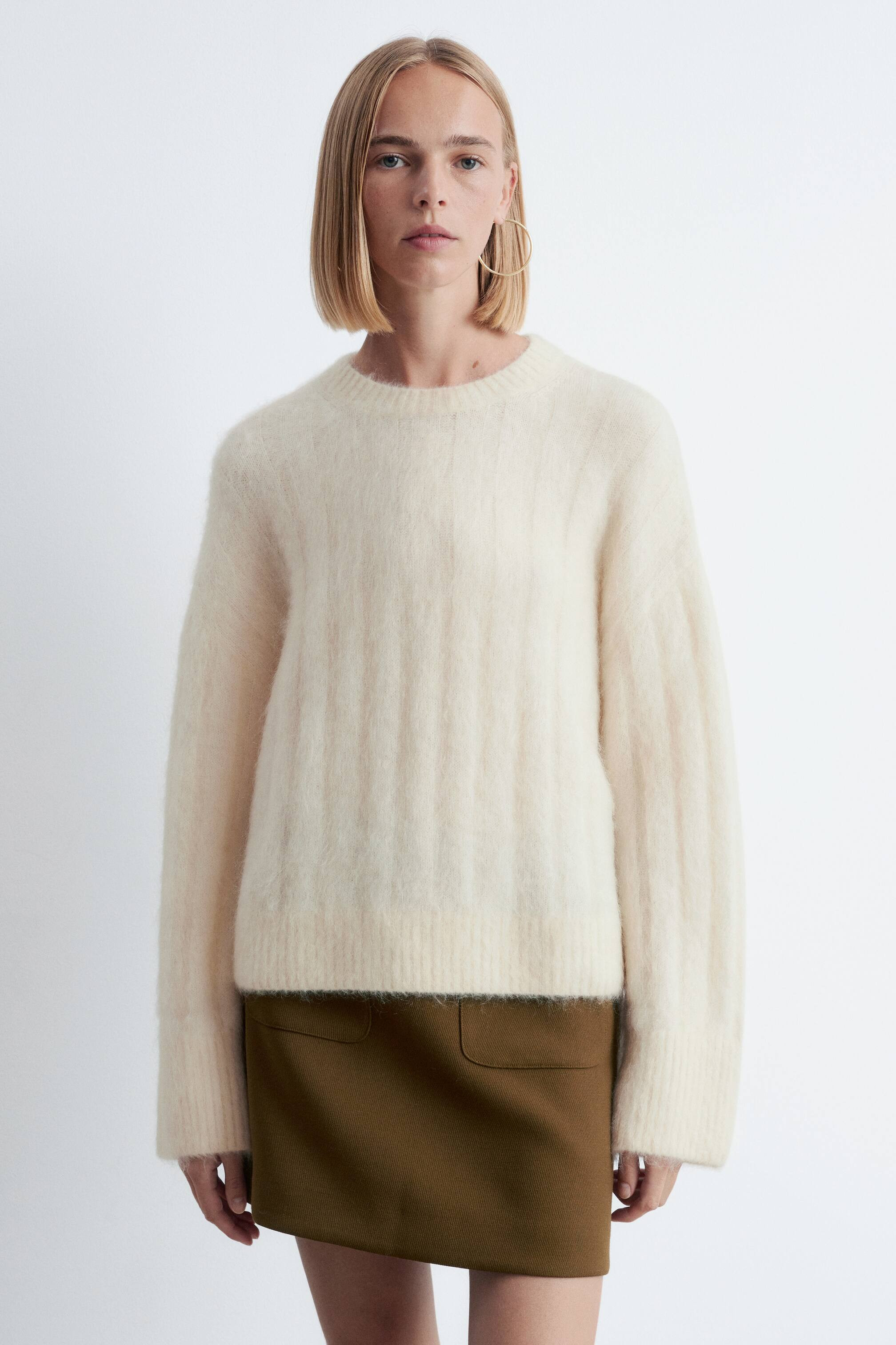 Rippstrickpullover aus Mohair-Mix | H&M (DE, AT, CH, NL, FI)