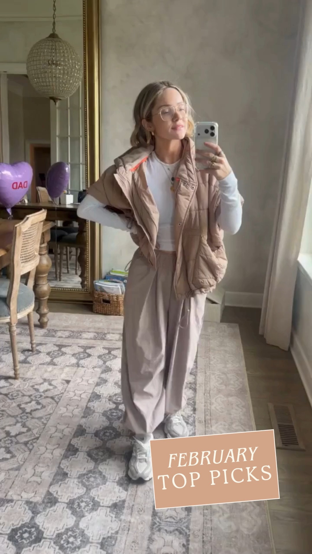 February top picks! Easy, everyday outfit! The star of the show is this FP Movement vest with my favorite Aerie joggers. I’m literally living in these pants right now. 

 

#LTKgrwm #LTKootd