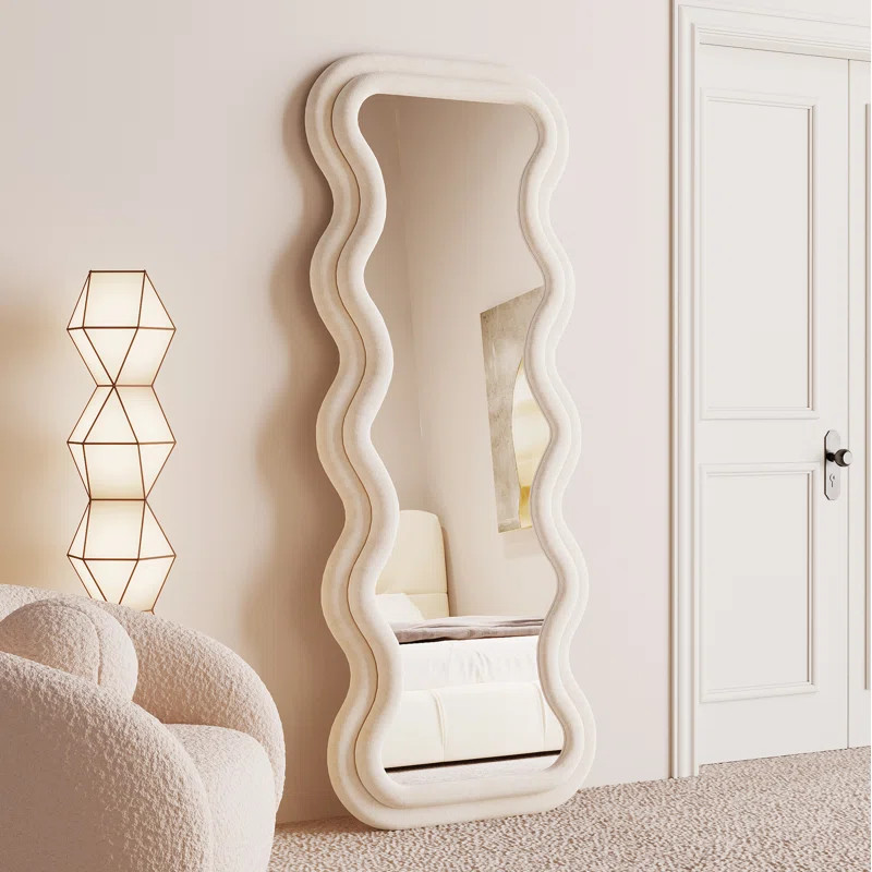 Ivy Bronx Benites Wavy Mirror Full Length Mirror & Reviews | Wayfair | Wayfair North America