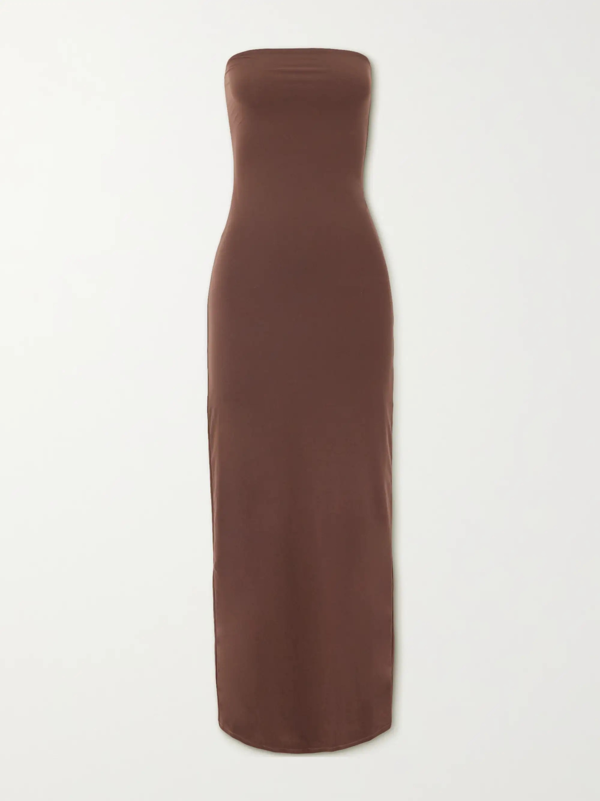 SKIMS Fits Everybody Tube Dress - Cocoa | NET-A-PORTER | NET-A-PORTER APAC