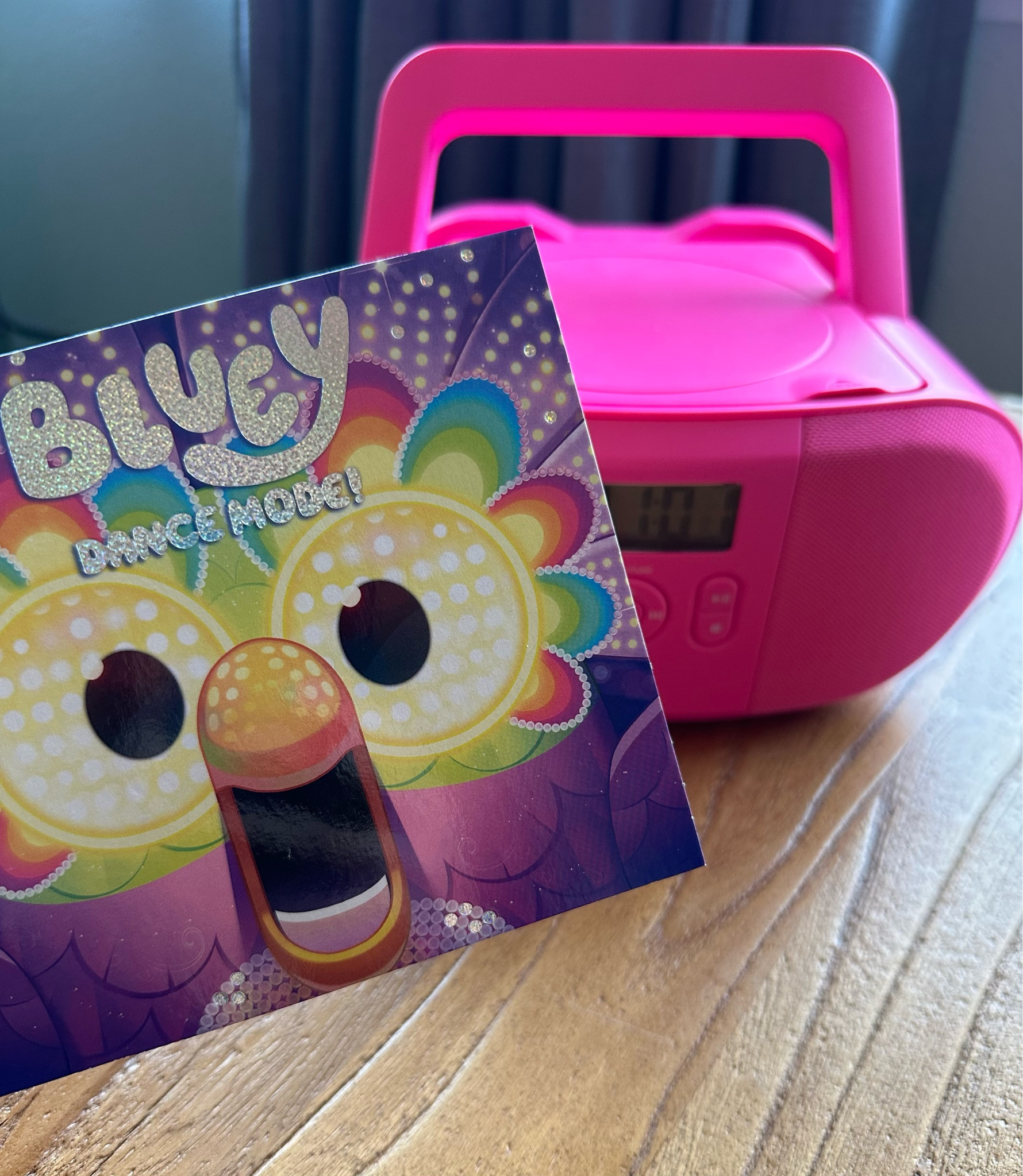 Anyone else’s kids LOVE Bluey!!??? 
😂😂😂
My girls have been listening to this cd on Repeat!!! Hahah they absolutely love it! And love using their portable cd player! 
Such a fun and perfect gift! 💖
#walmart #bluey #cd #portablecdplayer #oldschool #fun #giftideas #kids #danceparty 

#LTKKids #LTKHome #LTKFamily