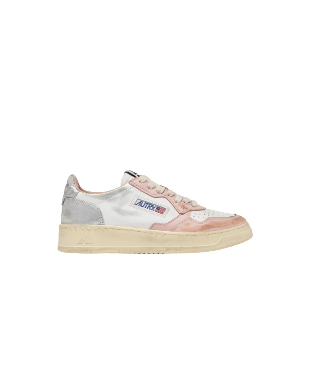 SUPER VINTAGE LOW WOM WHITE POWDER/ PINK/ SILVER / 11 | FEBE Clothing