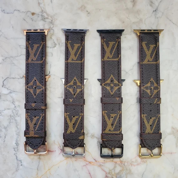 Repurposed Handmade Apple Watch Band Series 1 2 3 4 5 6 7 SE 38mm 40mm 42mm 44mm 41mm 45mm - Luxu... | Etsy (US)