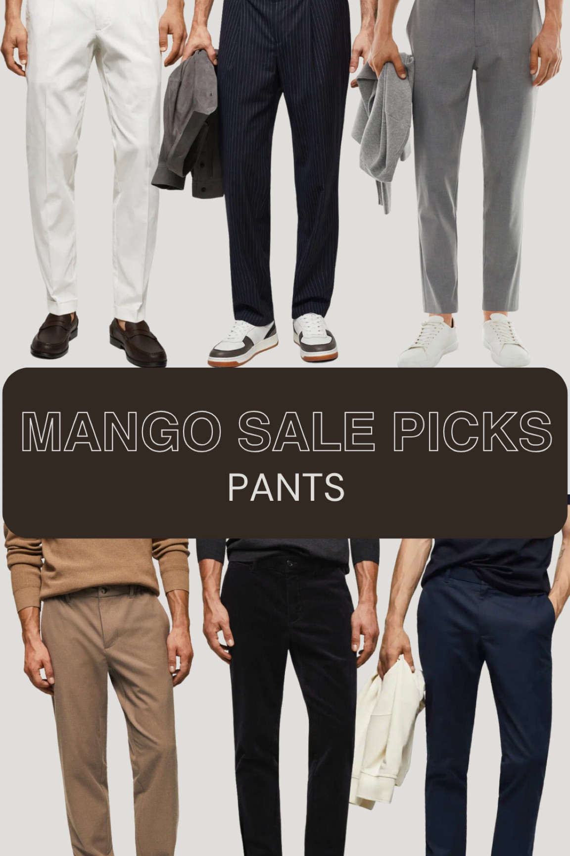 MANGO SALE: PANTS

#LTKGiftGuide #LTKHolidaySale #LTKmens