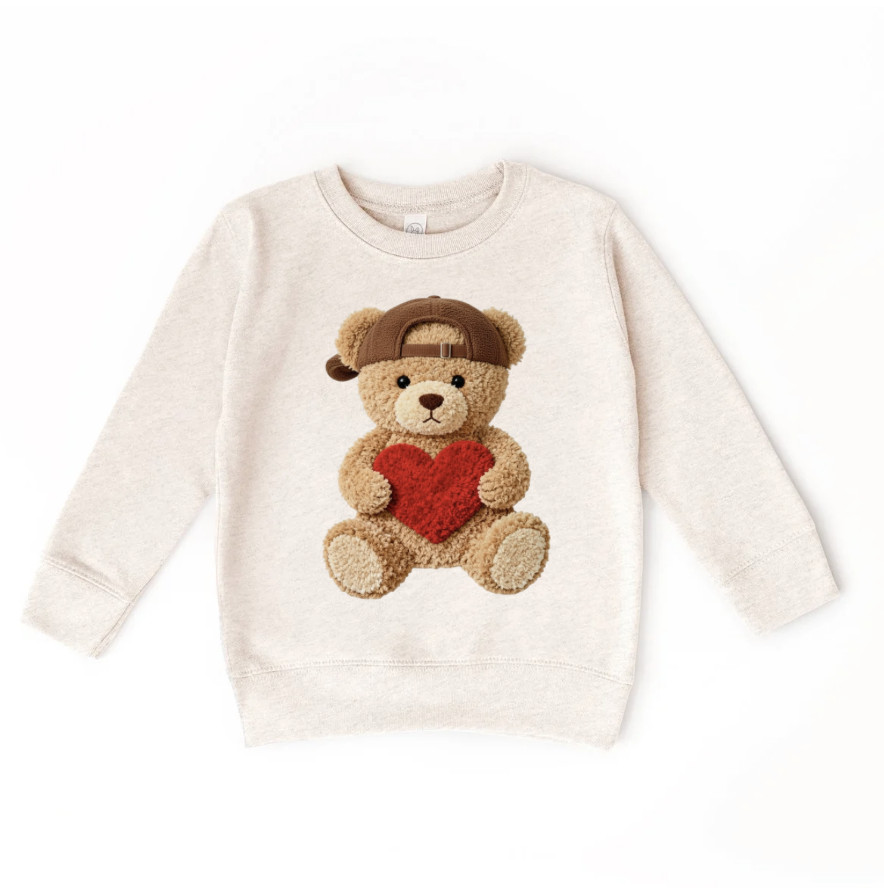 Teddy Sweatshirt Cream — BECK + PALM BECK+PALM | BECK+PALM