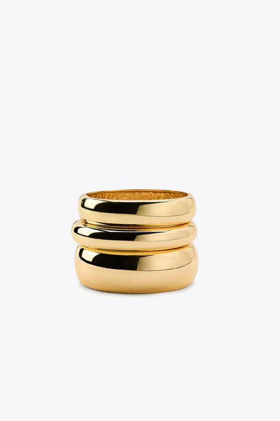 3-PACK OF RIGID METAL BRACELETS | Zara US