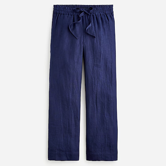 Wide-leg seaside pant in linen | J. Crew US