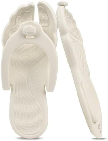 ZOORON Flip Flops for Women Men Travel Slippers Shower Shoes Foldable Bathroom Camp Beach Sandals... | Amazon (US)