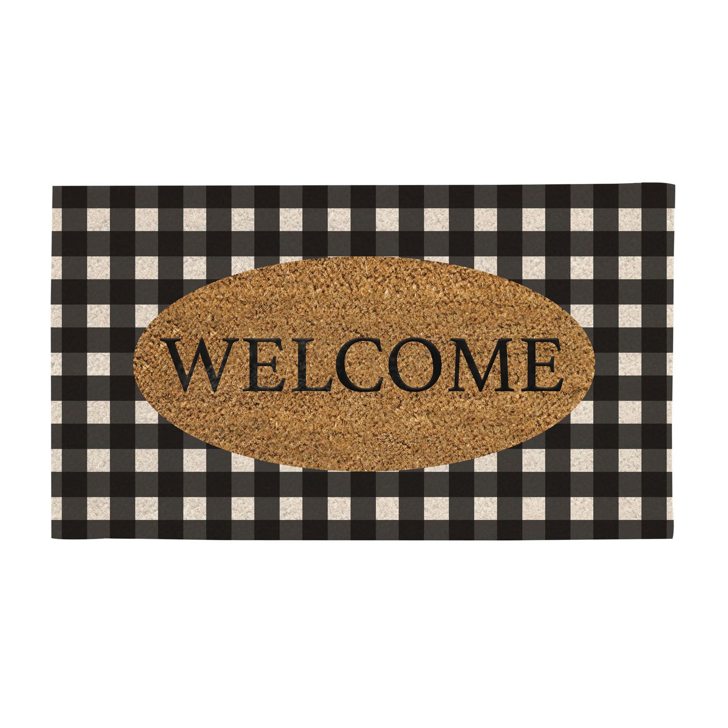 Buffalo Check Welcome Coir Mat | Walmart (US)