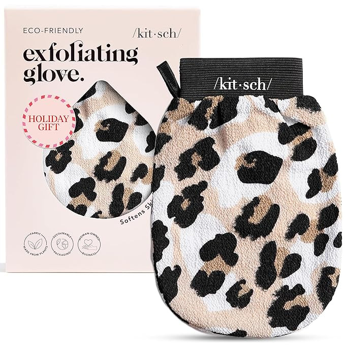 Kitsch Exfoliating Glove – Korean Exfoliating Mitt & Deep Exfoliating Body Scrubber for Shower,... | Amazon (US)