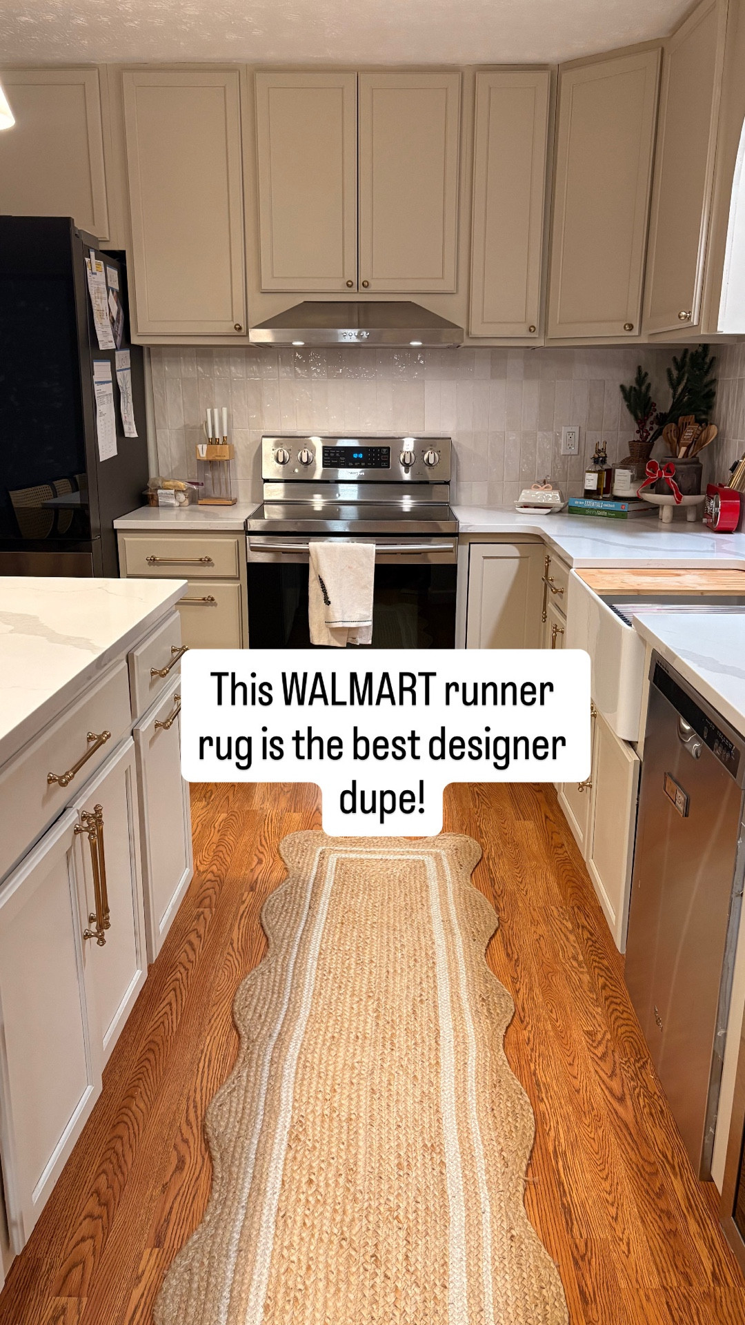This scalloped jute runner rug for the kitchen is my absolute favorite 🤍 The natural jute texture, neutral color, and scalloped edge make it perfect for a modern organic kitchen. I own this exact kitchen runner rug and it’s durable, timeless, and so beautiful. Shop it here 👇

Modern organic, scalloped jute runner rug, kitchen runner rug, neutral kitchen rug, jute kitchen runner, modern organic kitchen decor


#LTKSaleAlert #LTKHome #LTKFindsUnder100