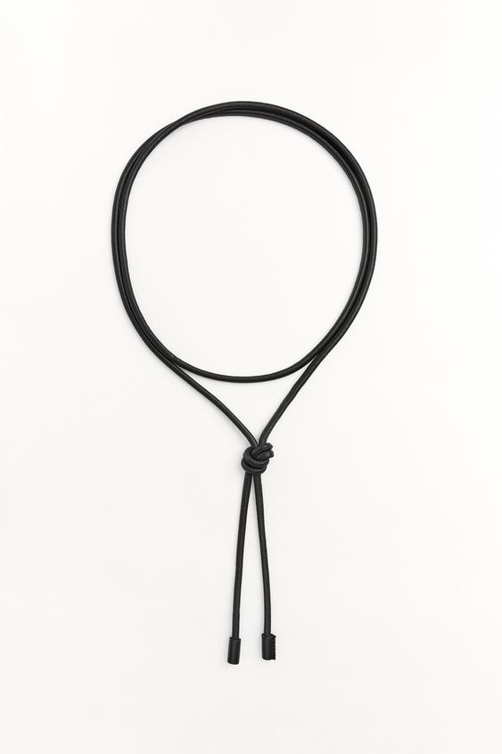 CIRCULAR LEATHER BELT | Zara UK
