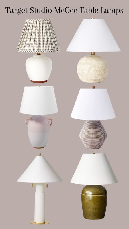 Target Studio McGee Table Lamps #target #studiomcgee #tablelamp #lamp #lighting #homedecor #interiordesign

#LTKstyletip #LTKfindsunder100 #LTKhome