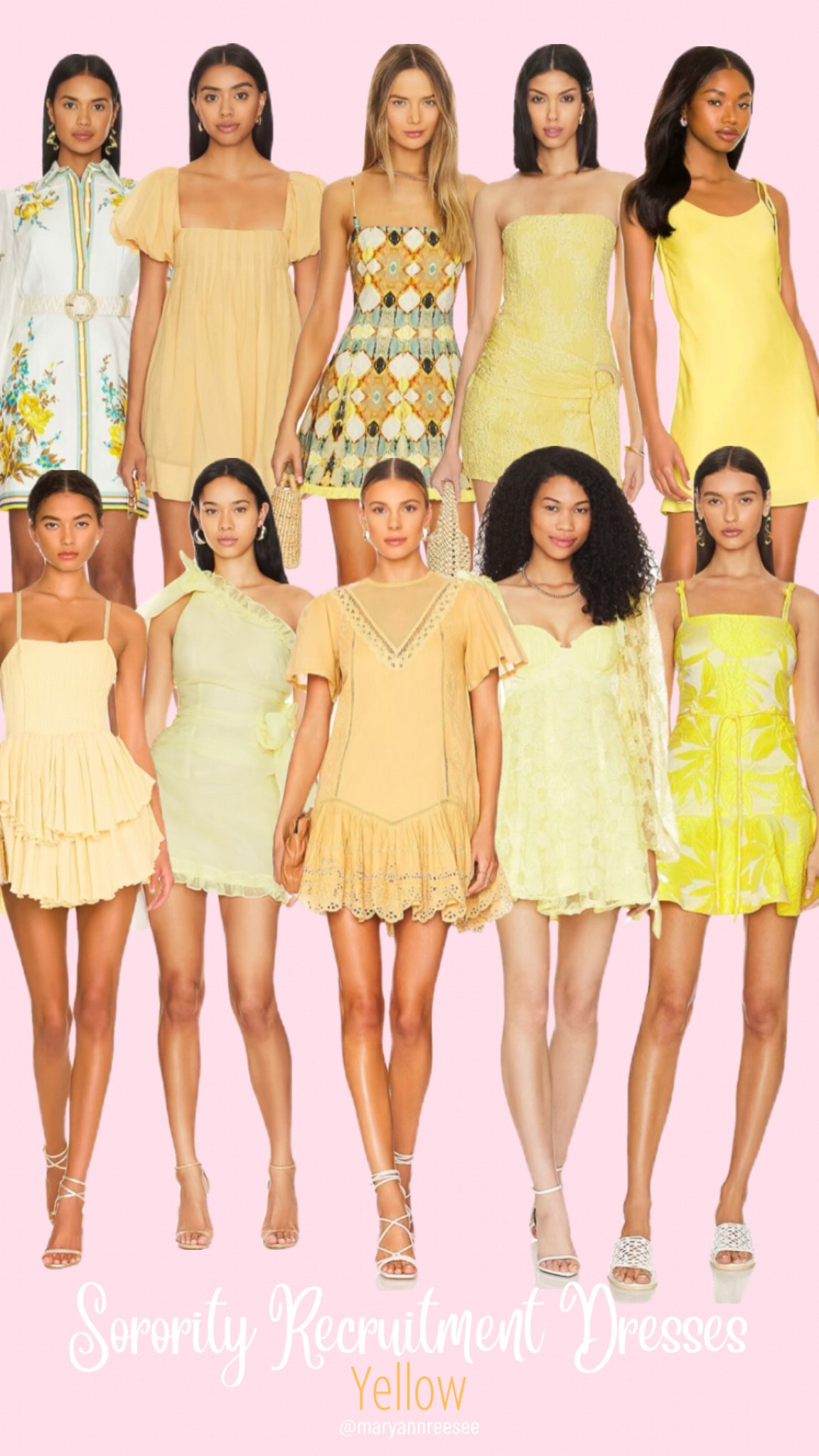 Yellow RUSH Dresses 💛⭐️🌝🌻🌙🌼🍌🍋🧀🥎🌽🔆🌕🚜🚕📒〽️

#LTKworkwear #LTKstyletip #LTKFind