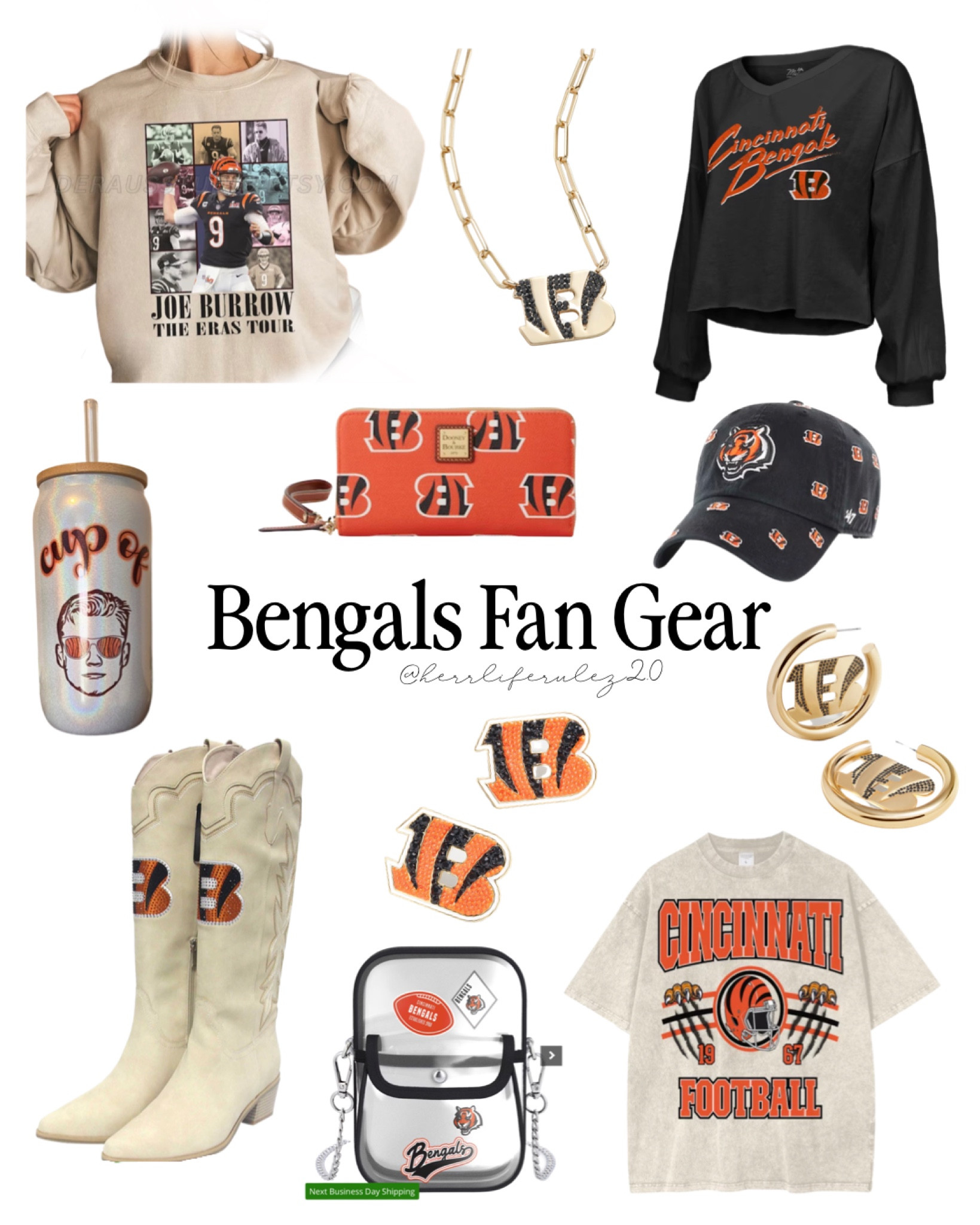 Football game outfits - bengals gear - bengals outfits - black and orange outfits - NFL outfits - bengals 

#LTKsalealert #LTKstyletip #LTKshoecrush