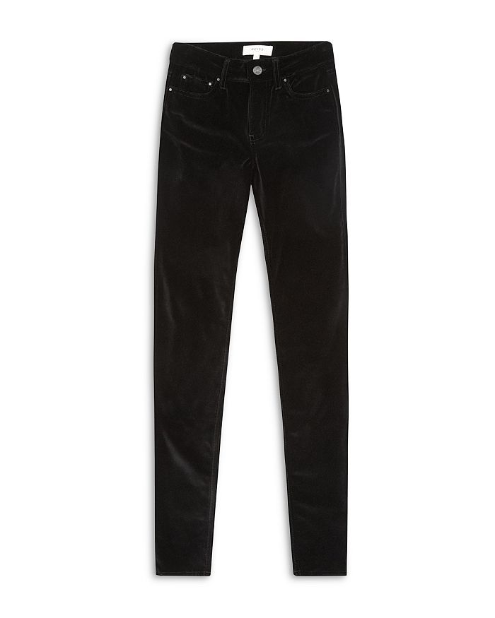 Lux Velvet Skinny Jeans in Black | Bloomingdale's (US)