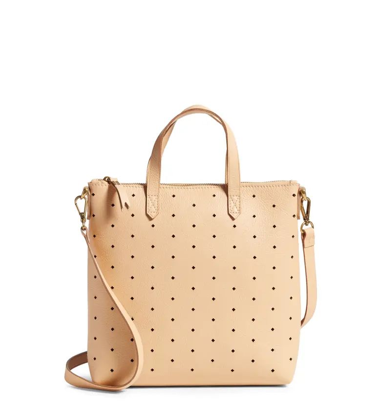 Madewell Mini Transport Perforated Leather Crossbody Bag | Nordstrom