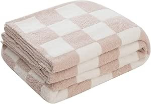 Blanket with Chessboard Plaid- Cozy Breathable Soft Warm Checkered Grid Throw Blanket Gingham for... | Amazon (CA)