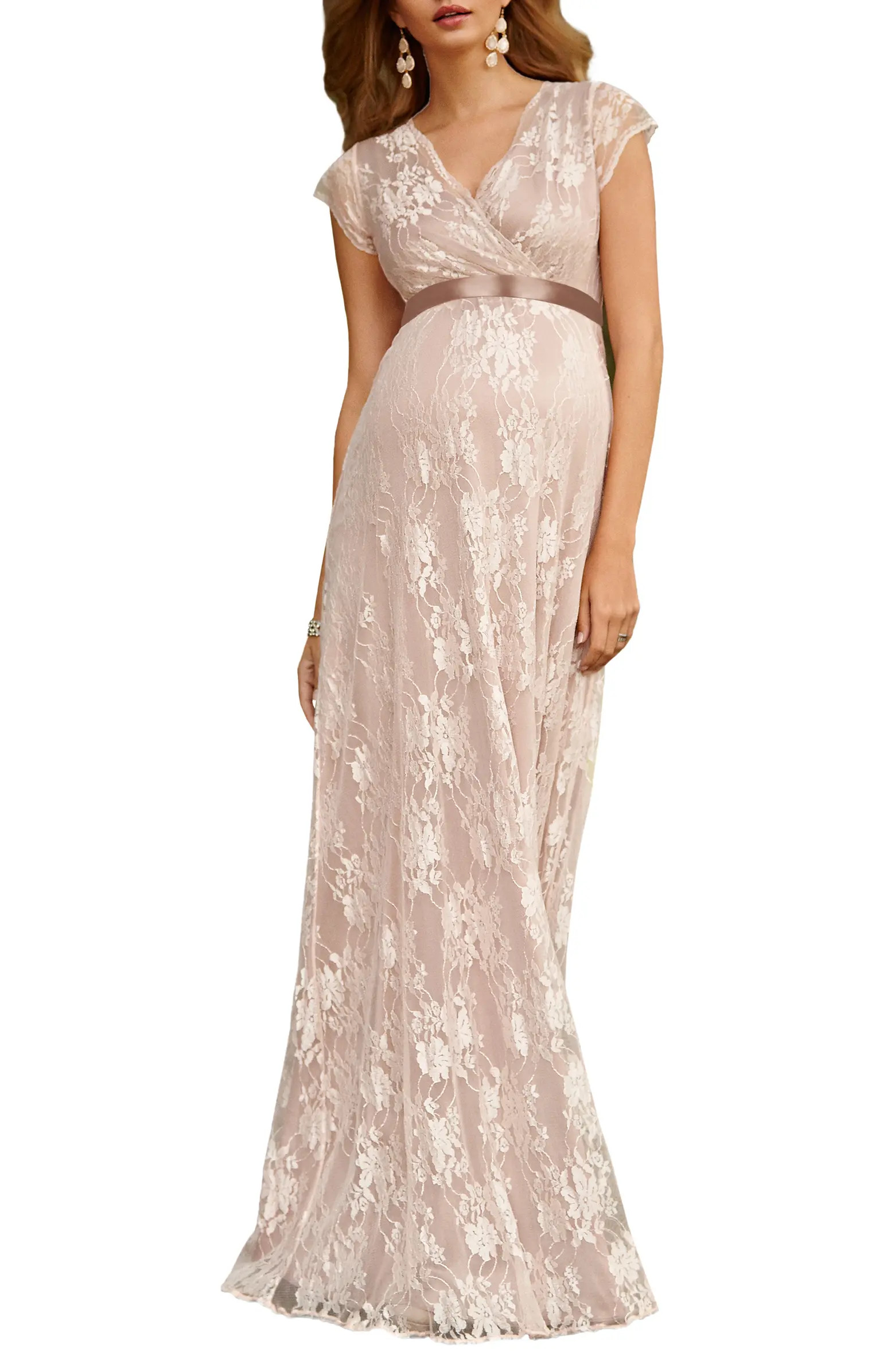 Eden Lace Maternity Gown | Nordstrom