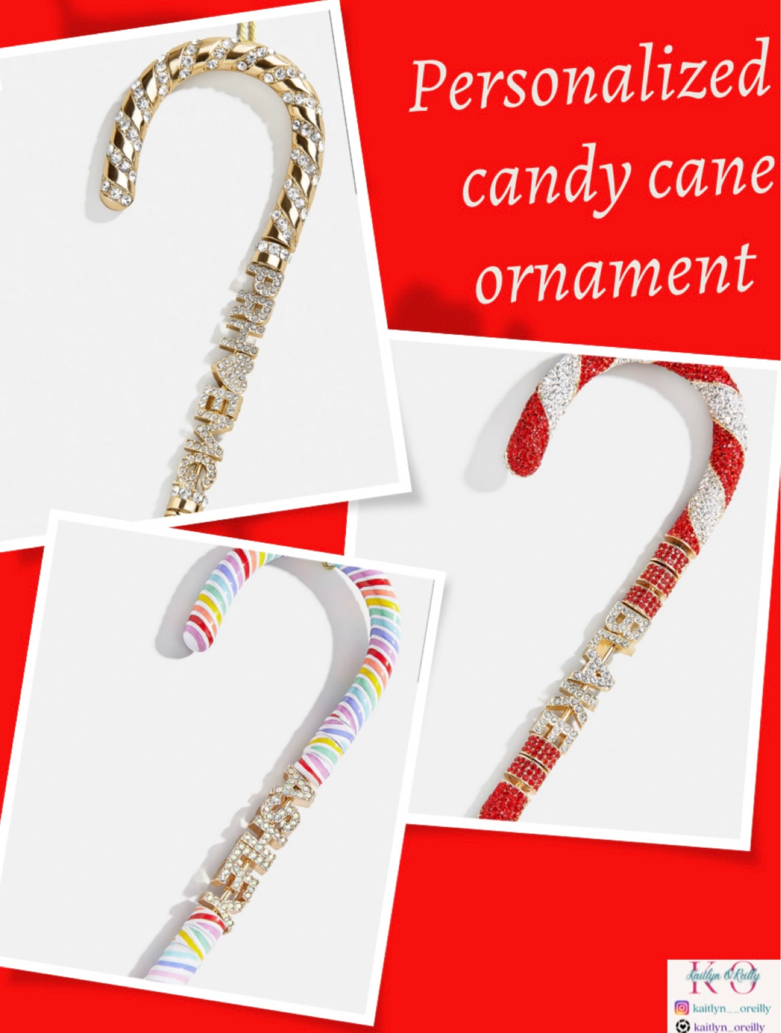Such gorgeous personalized candy cane christmas tree ornament! Such a great Christmas gift idea!

black friday , bauble bar , Christmas decor , christmas tree , ornament , gifts , gifts for her , Christmas gift , gift guide , bauble bar , christmas gift , christmas gifts , gifts , decor , holiday decor

#LTKhome #LTKstyletip #LTKfamily #LTKHoliday #LTKSeasonal #LTKCyberweek #LTKkids #LTKGiftGuide #LTKunder50 #LTKunder100