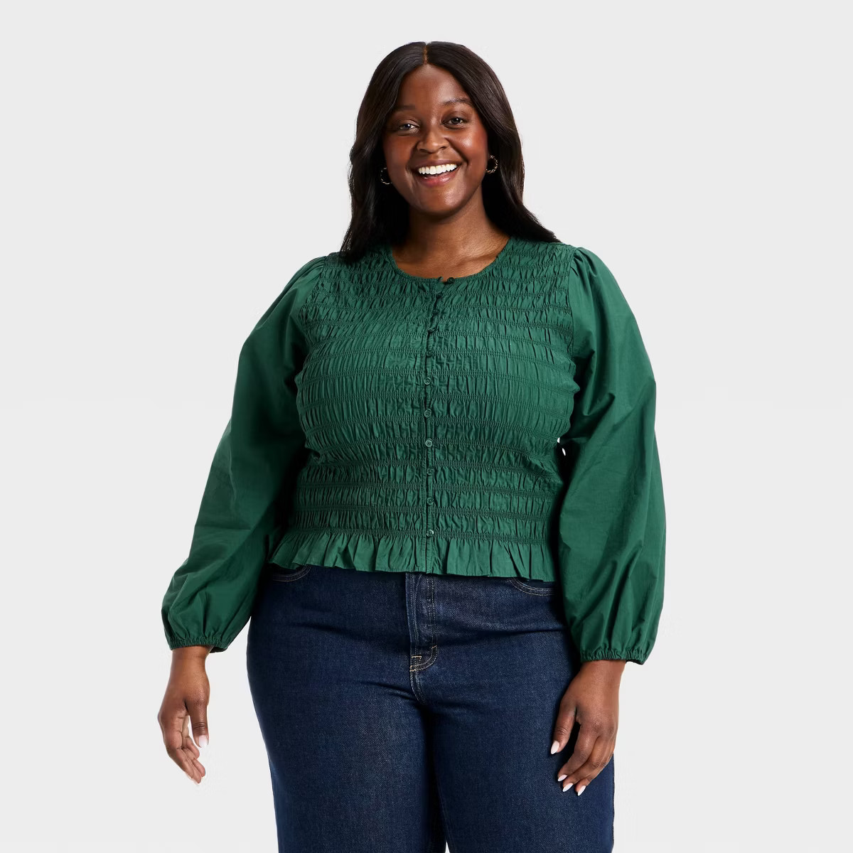 Women's Balloon Long Sleeve Blouse - Universal Thread™ | Target