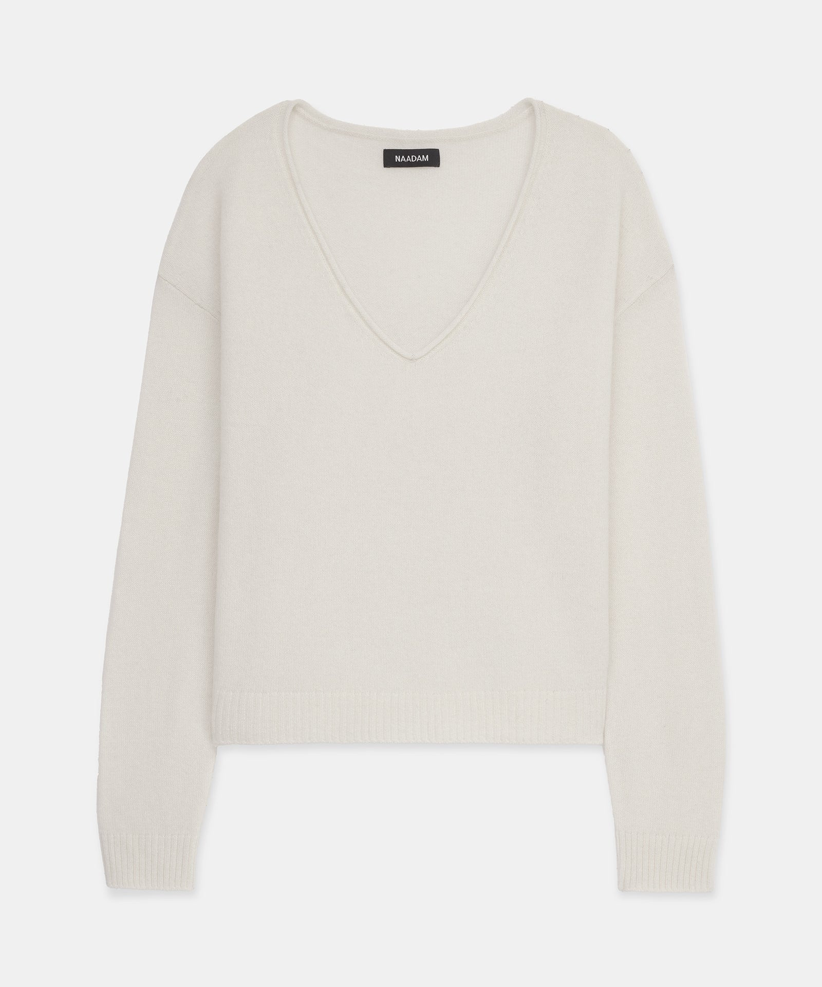 Lightweight Cashmere V-Neck Sweater | NAADAM