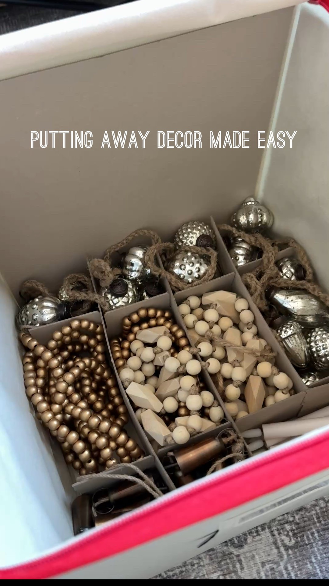 Putting away decor made easy with these helpers.  

#christmascleanup 

#LTKSaleAlert #LTKHoliday #LTKHome