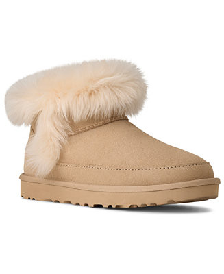 UGG Women's Classic Ultra Mini Chalet Round Toe Boots | Macy's