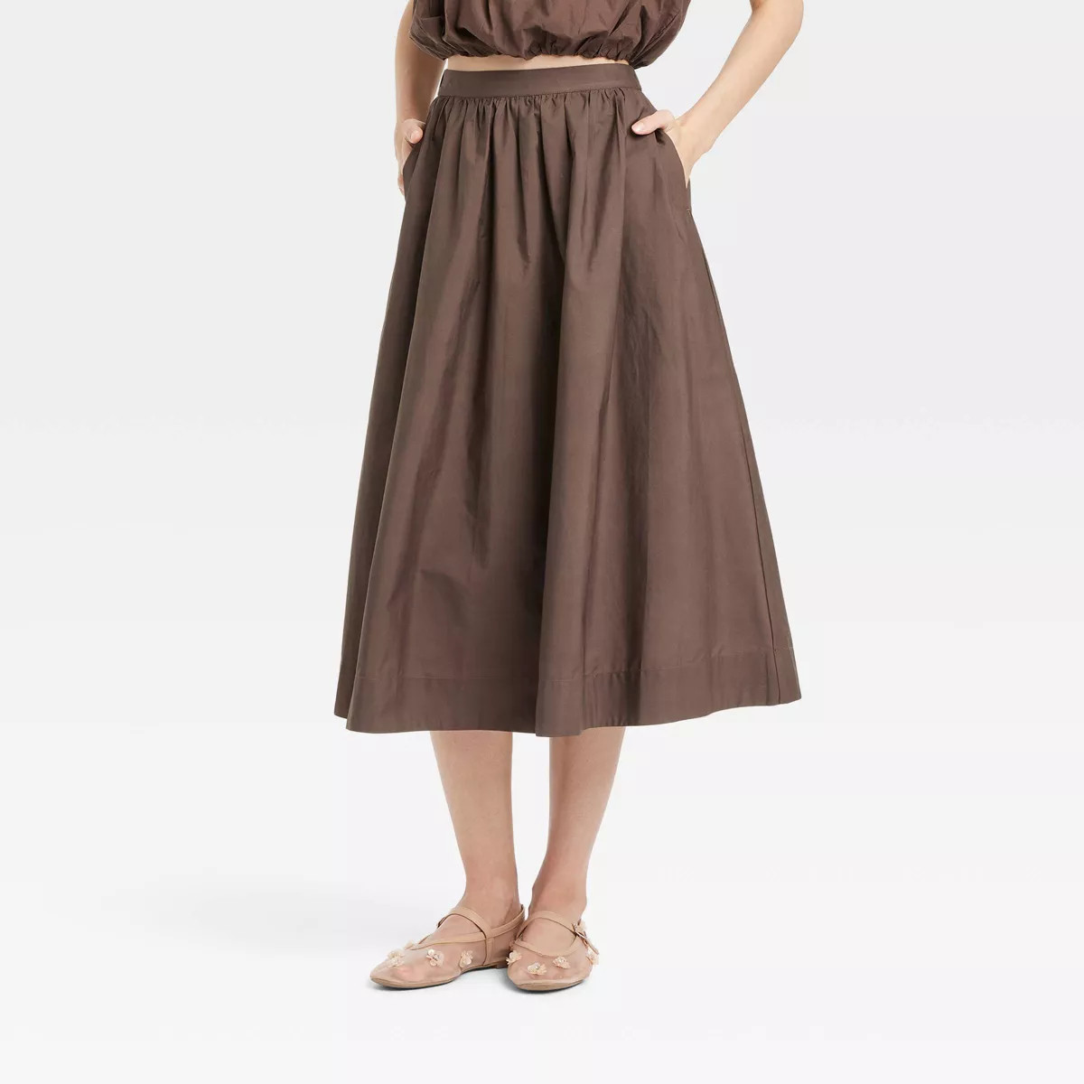 Women's Midi Picnic A-Line Skirt - A New Day™ | Target