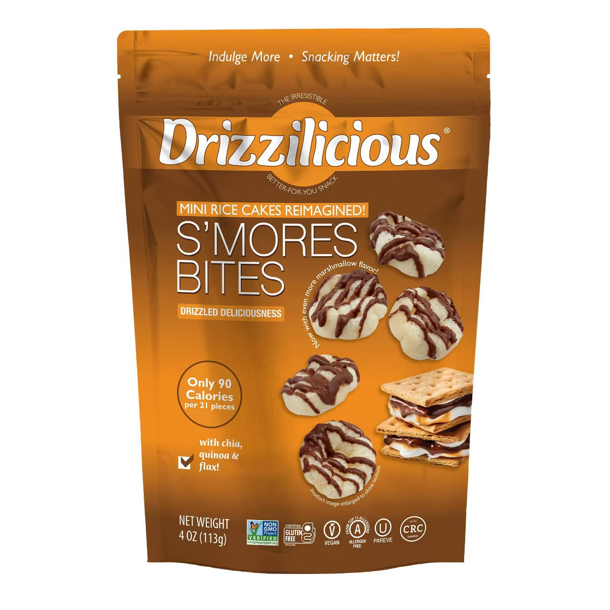 Drizzilicious Drizzled Mini Rice Cake - 4oz | Target
