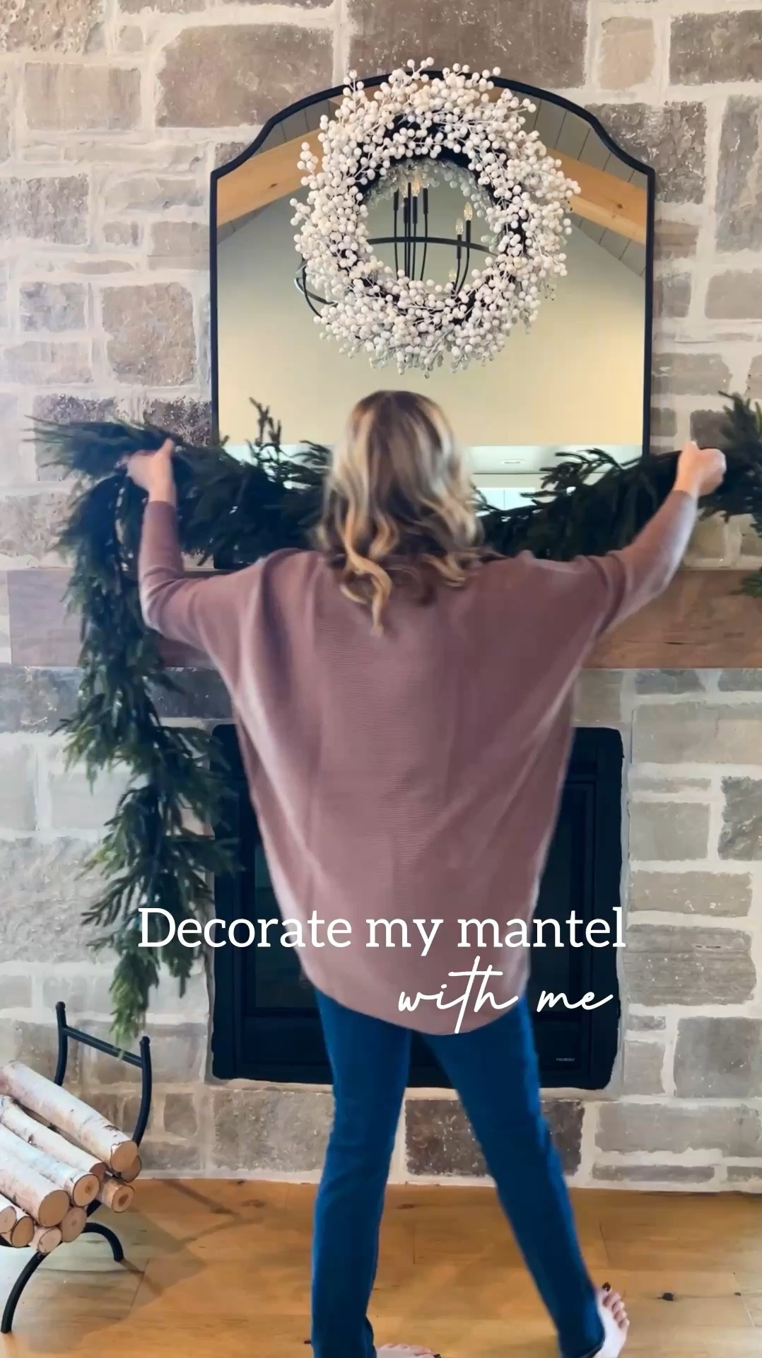 Mantel Christmas decor! 

#LTKHome #LTKHoliday #LTKWatchNow