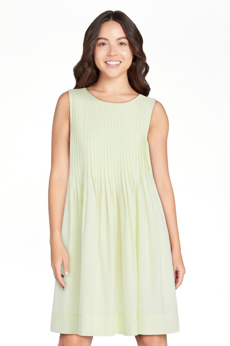 Free Assembly Women's Sleeveless Pleated Mini Dress, Sizes XS-XXL | Walmart (US)