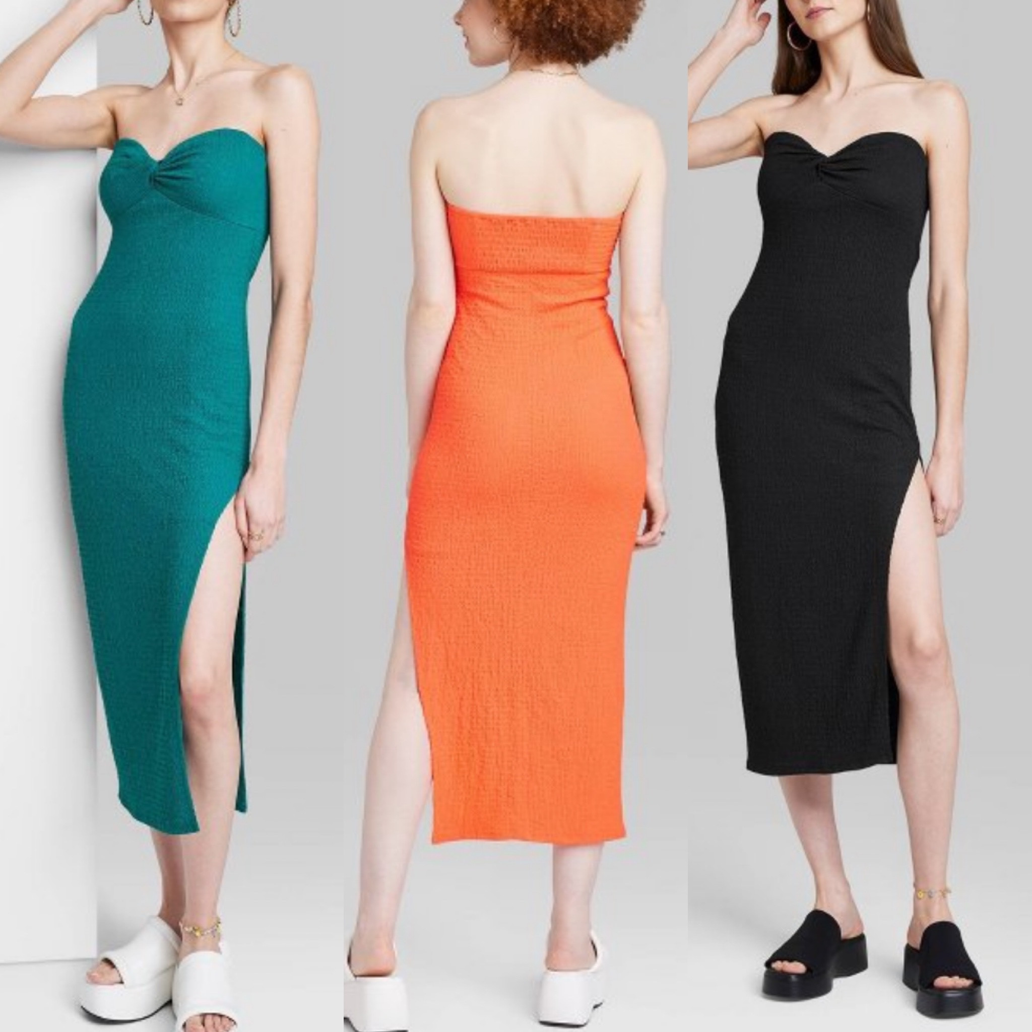 There are 2 things I love, a versatile dress and a high slit. These dresses are both! Dress them up or dress them down. Is all in the shoes and accessories. I’ll need one in each color! 

#LTKstyletip #LTKunder50