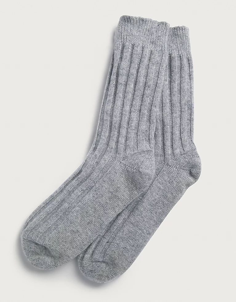 Men’s Cashmere Bed Socks | The White Company (UK)