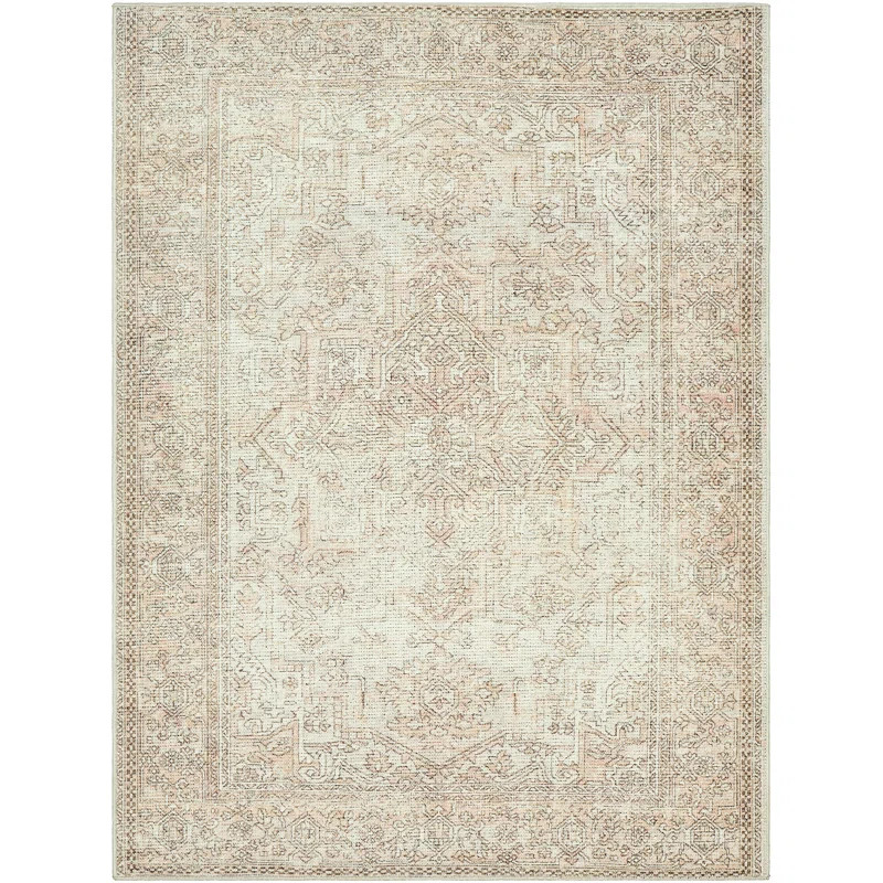 Becki Owens x Surya Margot Oriental Dusty Coral Area Rug | Wayfair Professional