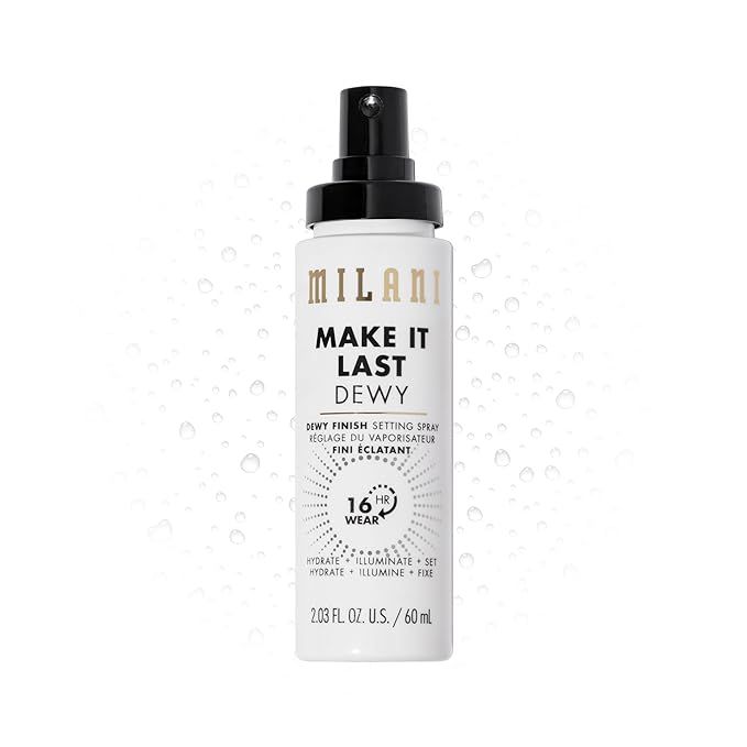 Milani Make It Dewy Setting Spray 3 in 1- Hydrate + Illuminate + Set (2.03 Fl. Oz.) Makeup Finish... | Amazon (US)