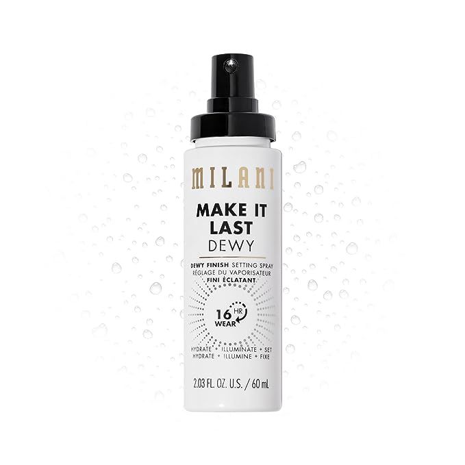 Milani Make It Dewy Setting Spray 3 in 1- Hydrate + Illuminate + Set (2.03 Fl. Oz.) Makeup Finish... | Amazon (US)