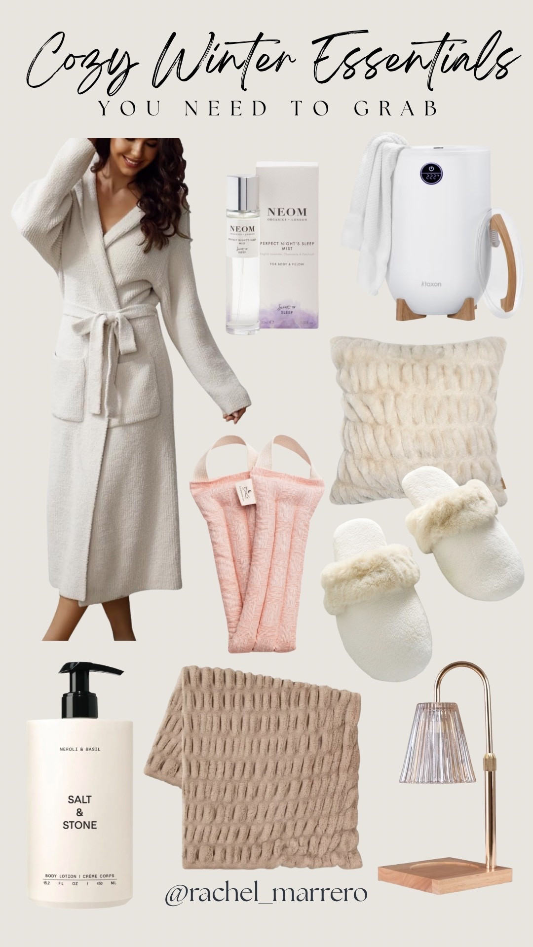 Cozy winter essentials for women! 

Pillow, slippers, rug, lavender pillow spray, towel warmer, throw, candle warmer, lotion 

#LTKFindsUnder100 #LTKmomlife #LTKselfcare