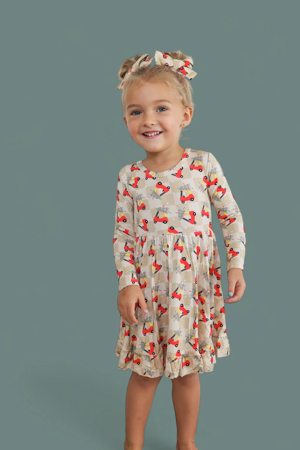 COZY COUPE CHRISTMAS DREAM RUFFLE DRESS | Dream Big Little Co.