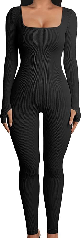 OQQ Women Yoga Jumpsuit, Travel Outfit, Airport Outfit | Amazon (US)