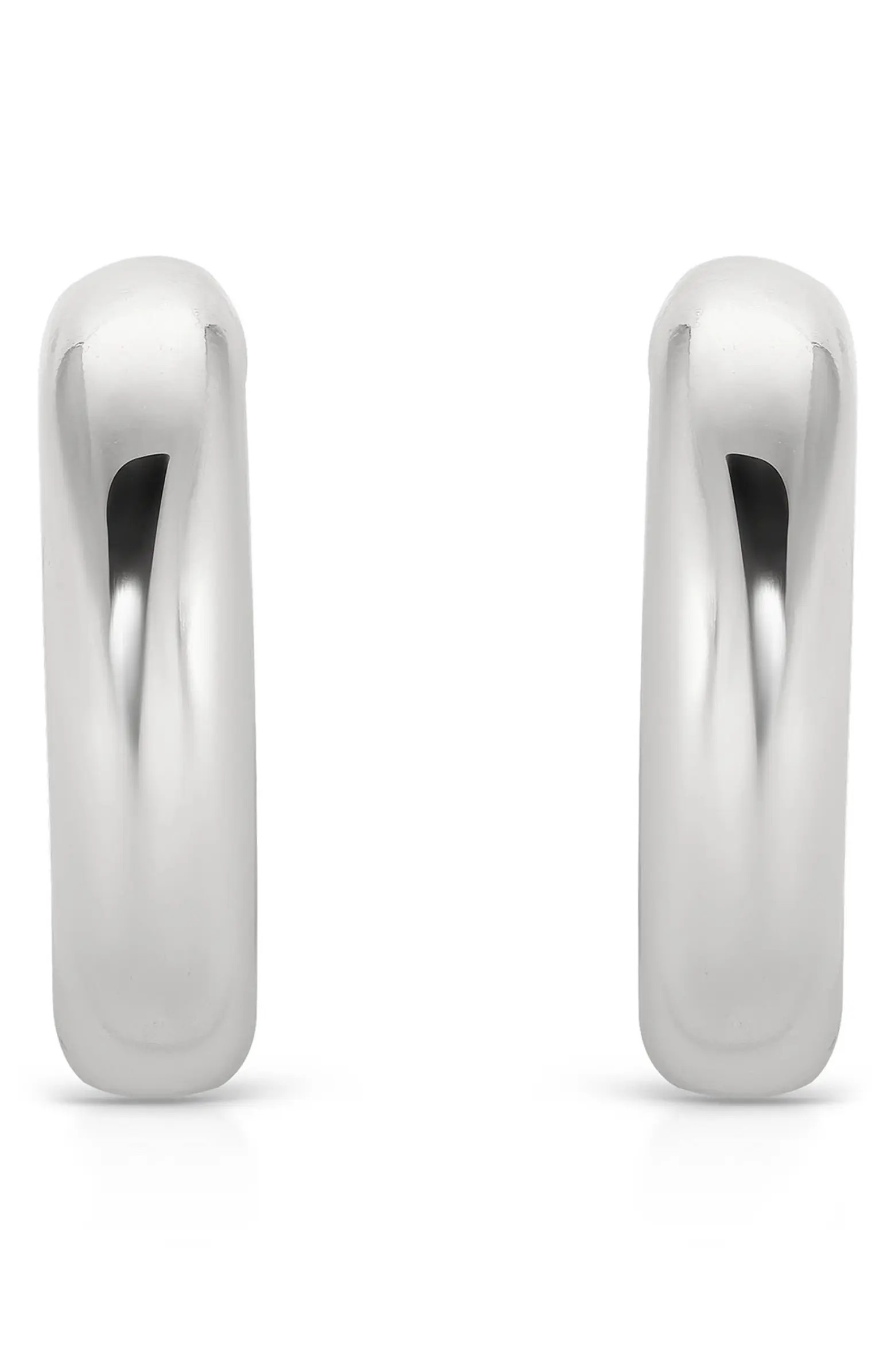 Small Thick Classic Hoop Earrings | Nordstrom