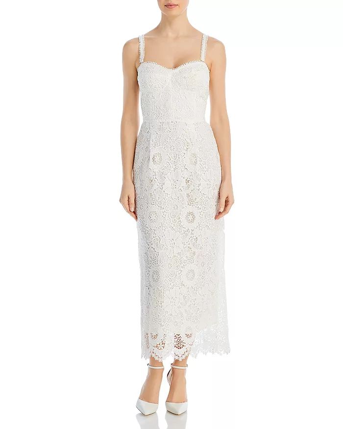Nicolette Embroidered Lace Midi Dress | Bloomingdale's (US)