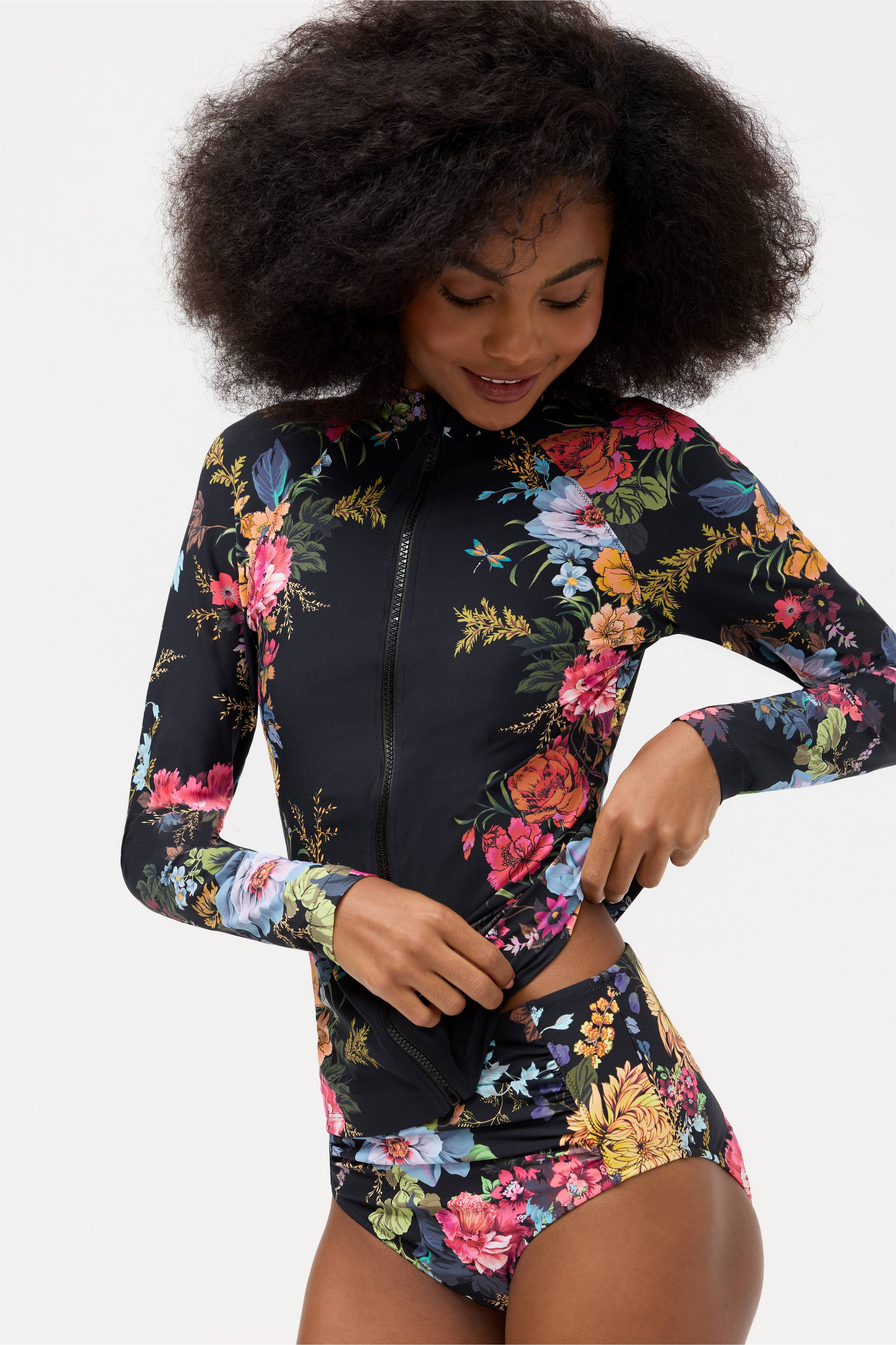 BACCARA LONG SLEEVE SURF SHIRT
                                
                                 ... | Johnny Was